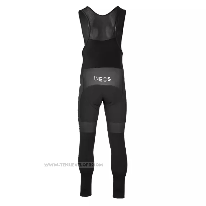 2022 Maillot Cyclisme Ineos Grenadiers Rouge Noir Manches Longues et Cuissard
